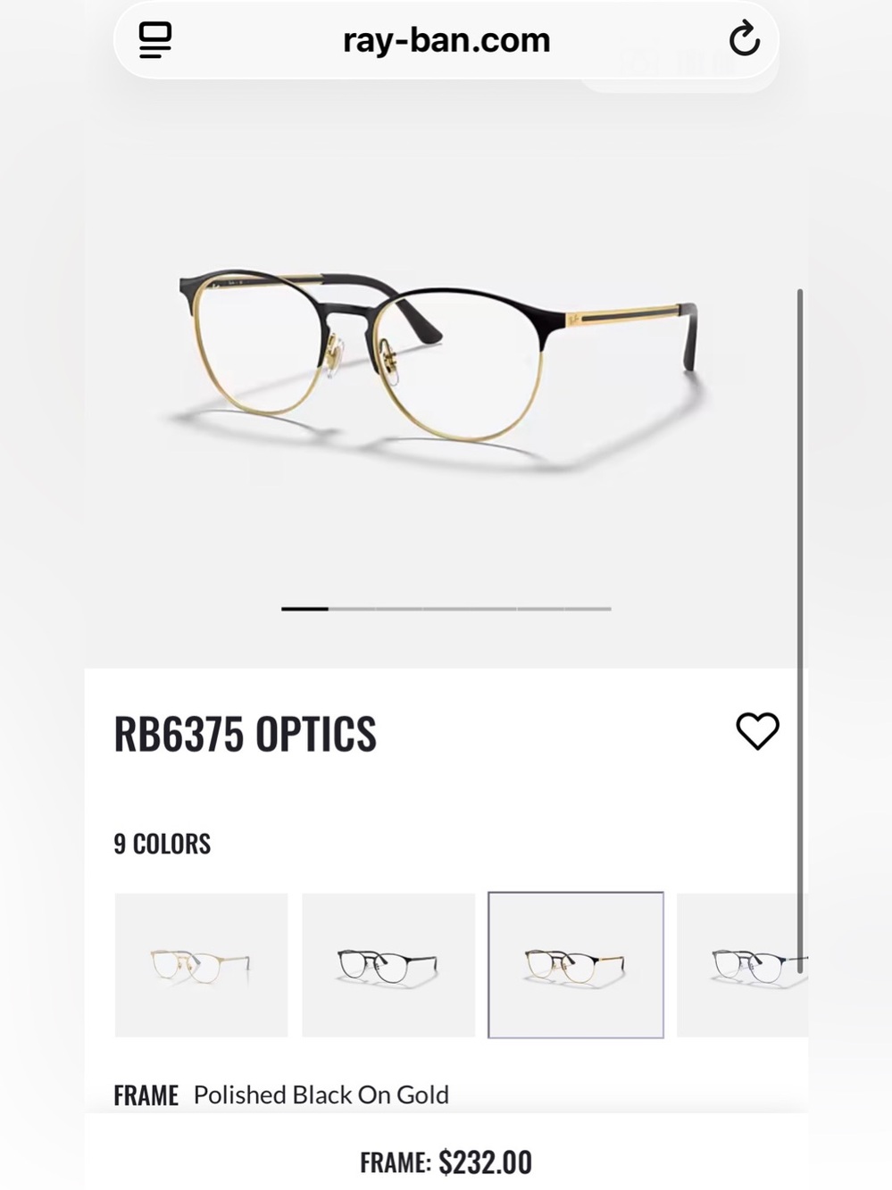Ray-Ban RB6375 Glasses
